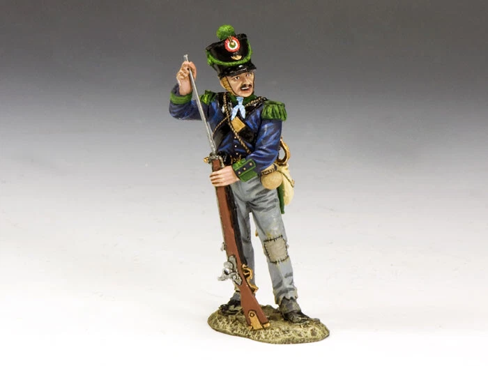 KING & COUNTRY REMEMBER THE ALAMO RTA063 CAZADORES RIFLE DE CARGA DE PIE SIN USAR, EN CAJA Foto 1 de 1