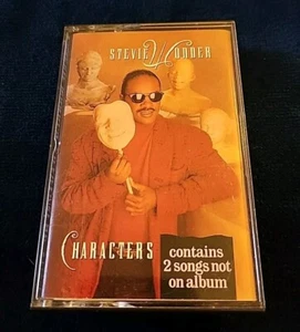 1987 STEVIE WONDER Characters US Cassette Motown 2 Non LP Songs - Picture 1 of 2