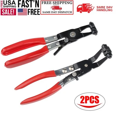 Hose Clamp Pliers Car Water Pipe Fuel Coolant Spring Bundle Removal Tools 2PCS - Image 1 of 4