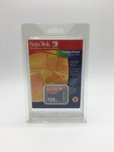 SanDisk CompactFlash 128 MB Memory Card (SDCFB-128-768) - Picture 1 of 2