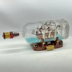 100% Complete - LEGO Ideas: Ship in a Bottle 92177 / 21313 No Manual / Box - Picture 1 of 13