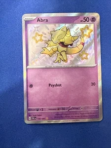 Pokémon TCG Karte Abra 148/091 Baby Shiny Paldean Fates Scarlet & Violet NM - Bild 1 von 2