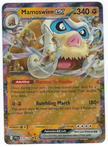 #079/159 Mamoswine ex | SV09: Journey Together Near Mint or Better - Picture 1 of 2
