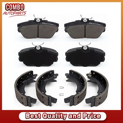 Pastillas de freno delanteras y traseras de cerámica y zapatas de tambor para Ford Taurus 2001 2002 2003 Foto 1 de 4