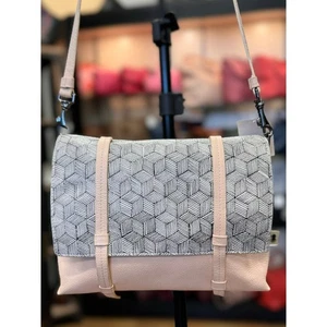 MIN & MON Harold Fanny Pack Groovy Reversible Leather Crossbody Bag - Picture 1 of 19