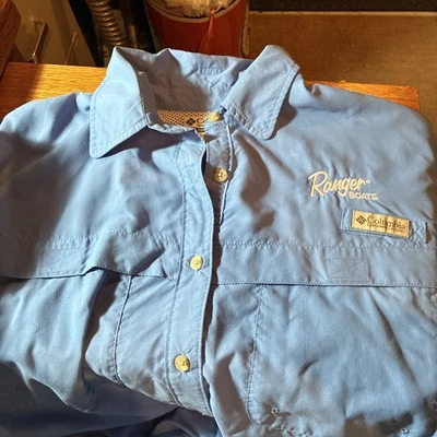 Camisa azul para mujer Ranger Boats Columbia Sportswear Company grande Foto 1 de 4