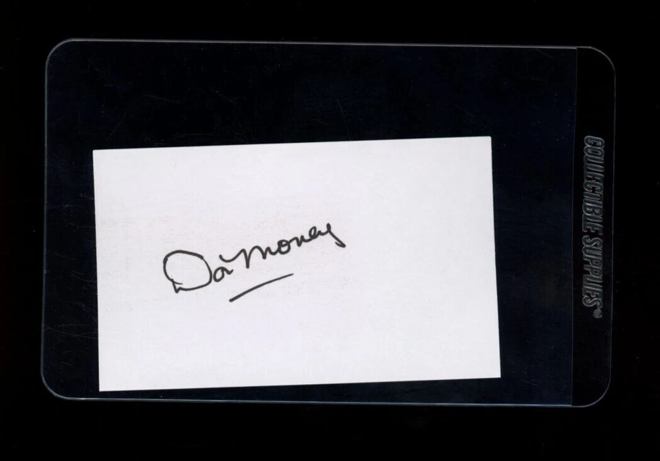 Don Money Signed Index Card - Brewers, Phillies Foto 1 de 1