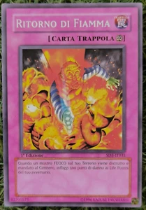 Yugioh Backfire Italian 1st ED SD3-IT031 Ritorno Di Fiamma - Picture 1 of 2