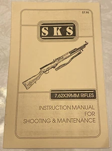  Instruction Book For SKS 7.62 X 39 MM Rifle For Shooting & Maintenance - Picture 1 of 6