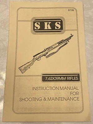  Instruction Book For SKS 7.62 X 39 MM Rifle For Shooting & Maintenance - Image 1 of 4