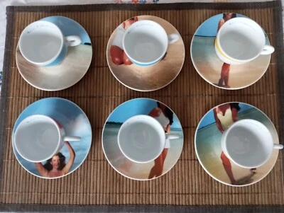 Amici Collection 2002 Espresso Tassen mit Teller 6 Stück - Bild 1 von 3