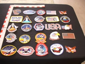 Space Shuttle Patch Collection Set 25 patches vintage patches made in the 90's - Picture 1 of 7