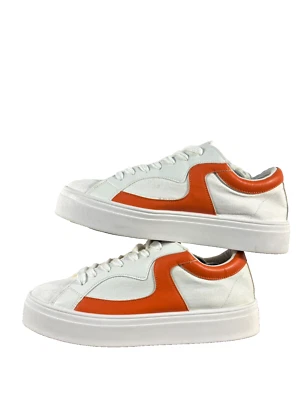 Mujer Talla 9Topshop Craft Zapatillas con Cordones en Naranja  Foto 1 de 4
