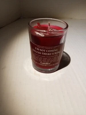 Vela de soja natural Ryan Porter I’m NOT COMING A MENOS QUE HAYA VINO 2,25 OZ NUEVA SIN CAJA Foto 1 de 4