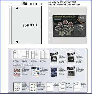Münzhüllen SAFE 884 Compact 165x180 Für Deutsche Euro Sets ab 2015 5er Pack - Bild 1 von 11