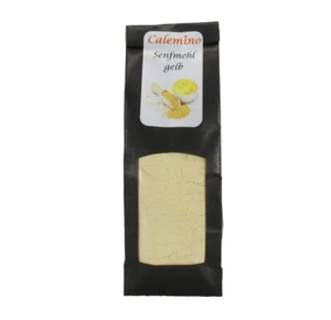 Harina de mostaza Calemino amarilla 75 g para salsas de mostaza salsas de carne adobos - Imagen 1 de 7