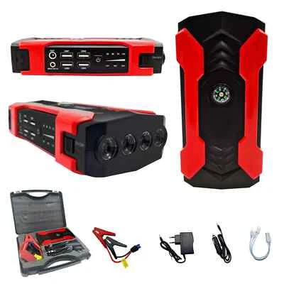 AVVIATORE di emergenza Batteria per Auto JUMP STARTER Booster Powerbank 15000mAh - Immagine 1 di 4