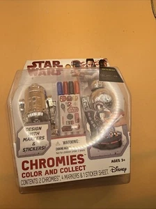 NEU Star Wars▪︎CREATE-YOUR-OWN CHROMIES▪︎R2-D2 & BB-8▪︎7tlg Set▪︎mit Aufklebern - Bild 1 von 6