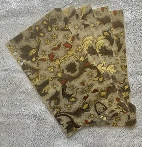 Filofax Personal Organiser Planner - Grey & Gold Paisley - Laminated Dividers - Picture 1 of 8