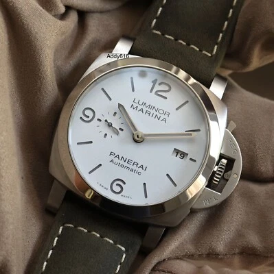 Panerai Luminor Marina 1314 esfera blanca automático acero 44 mm PAM01314 (2024) Foto 1 de 2