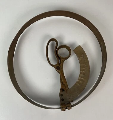 Antique Brass Hat Circumference Measuring Tool Early 20th Century - Image 1 of 4