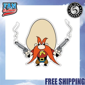 Looney Tunes Domed Transparent Car Decal, Yosemite Sam Character - Bild 1 von 4