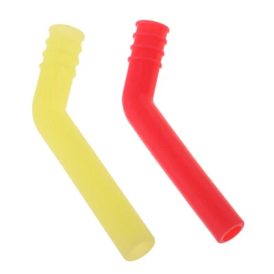 2 Stück RC 1/8 1/10 Nitro Motor Auto Buggy Auspuff Rohr Schall dämpfer - Bild 1 von 4