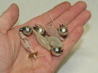 Japan Antique Pink Glass Bead Garland String Vintage Christmas Ornament 1950's - Image 1 of 4