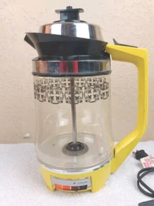  Vintage JC Penney 12 Cup Glass Electric Corded Filter Percolator NO-2615 TESTED - Picture 1 of 15