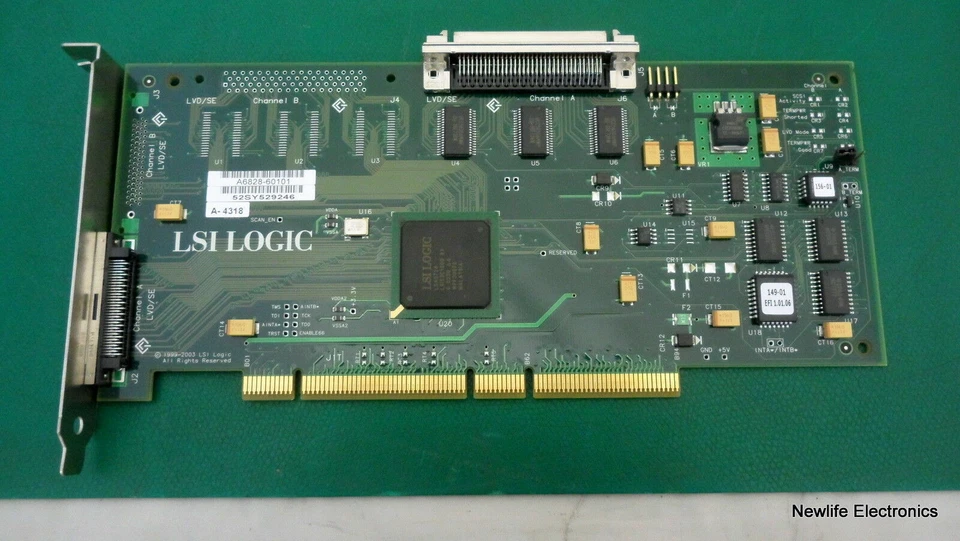 HP A6828-69101 Ultra160 SCSI Host Bus Adapter A6828-60101 - Image 1 of 4