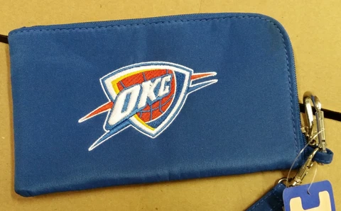 Oklahoma City Thunder OKC ID Wallet Wristlet Cell Phone Case Charm 14 Purse Gift Cover