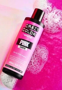 CRAZY COLOUR Vibrant Pink | SHAMPOO Hair Dye Rainbow Semi Bright - Picture 1 of 4