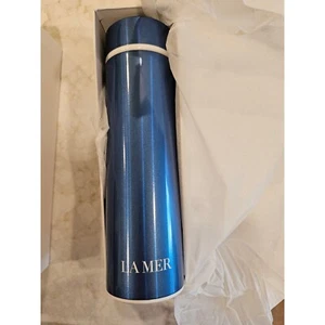 La Mer Blue Insulated Water Bottle Stainless Steel Thermos Travel Mug - Picture 1 of 4