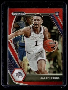 2021-22 PRIZM DRAFT RED /299 ROOKIE JALEN SUGGS GONZAGA - Picture 1 of 1