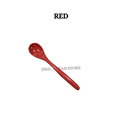 Cucharas de té de melamina diseño vintage 8 colores surtidos 14,5 cm para uso diario Foto 1 de 4