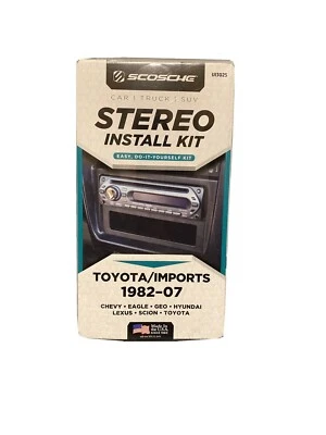 SCOSCHE *UI3025* STEREO INSTALL KIT TOYOTA / IMPORTS 1982-07 - Image 1 of 2