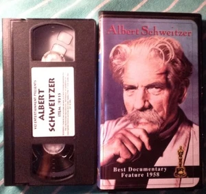 Albert Schweitzer Documentary (VHS Clamshell) Digitally Remastered - Imagen 1 de 8