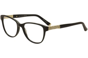 Judith Leiber Couture Women's Lunar Eyeglasses Jet/Gold Optical Frame 53mm - Picture 1 of 5
