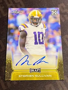 Stephen Sullivan 2020 Leaf Draft Autographs Gold #BA-SS1 RC LSU Tigers Parallel - Bild 1 von 2