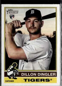 2025 Topps Heritage Now MLB Baseball Dillon Dingler Rookie RC Chrome SP Tigers - Picture 1 of 1