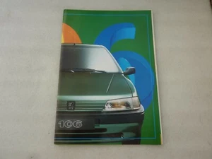 DOCUMENTATION CONCESSION PEUGEOT 106 GAMME 1992 BON ETAT - Bild 1 von 1