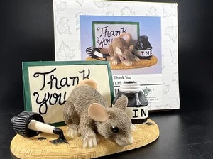 Charming Tails Fitz and Floyd 'Thank You' 98/700, Original Box - Picture 1 of 7