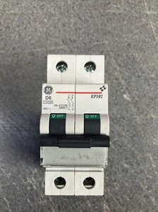 GE D6 EP102 Double Pole MCB Circuit Breaker 400V - Picture 1 of 4
