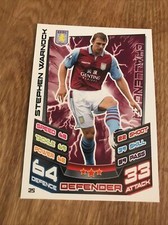 Stephen Warnock Aston Villa FC Match Attax 2012/13 Football Card