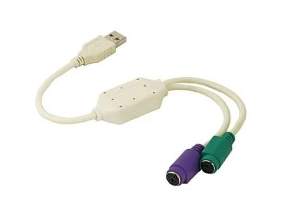 3Pack USB Male to Dual PS2 Female Cable F/M Adapter Converter For Keyboard Mouse - Image 1 of 2