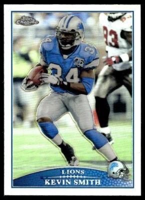 2009 Topps Chrome Refractors Kevin Smith Detroit Lions #TC31 - Image 1 of 2