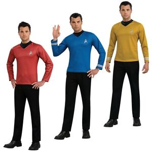 Starfleet Uniform Adult Star Trek Costume Officer Shirt Fancy Dress
