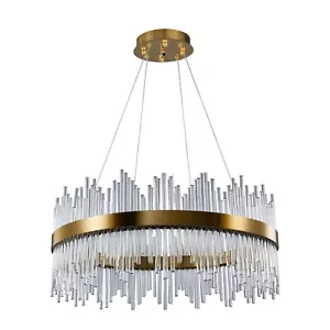 Modern K9 Crystal Chandelier LED Ceiling Light Pendant Lamp Lighting Living Room - Picture 1 of 37