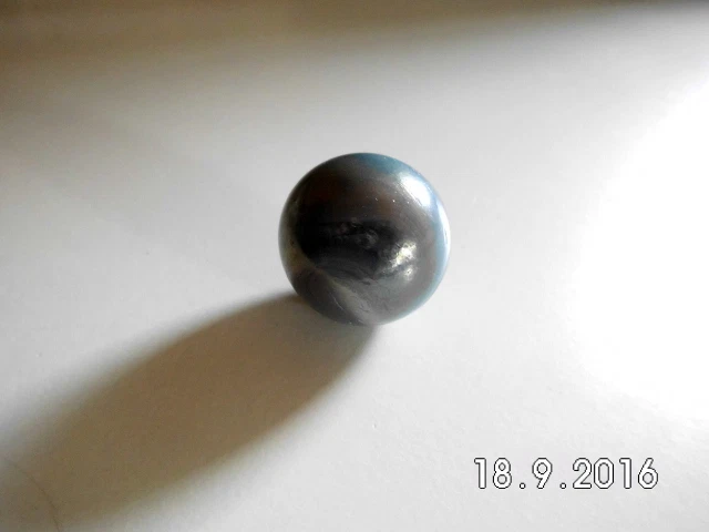 HOUSE OF MARBLES 5 Kugeln aus Glas Blitzschlag ca. 35mm - Glasmurmeln, Murmel (108198)