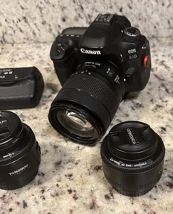 Canon EOS 80D 24.2MP Digital SLR Camera - Kit w/ 2 lenses, carrying case... - Picture 1 of 9